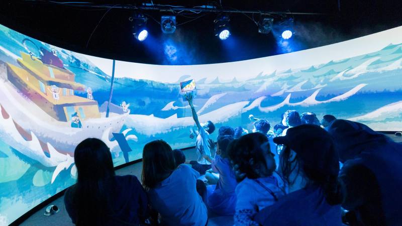 The immersive children’s theater piece 'Telling Tent'