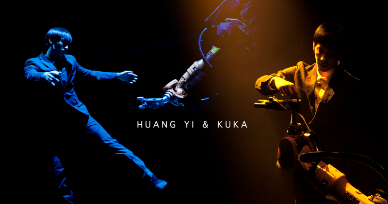 The tech-dance performance 'Huang Yi and KUKA'