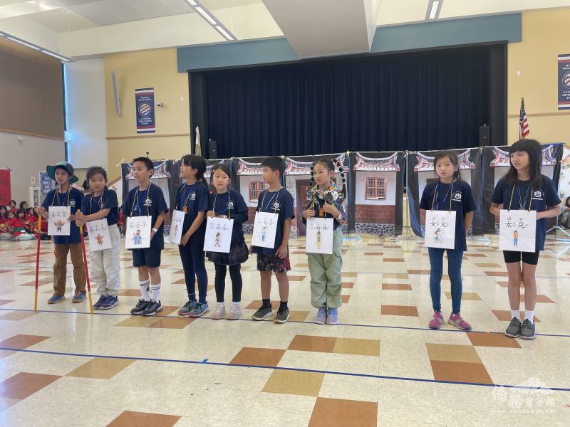 學員的臺灣三合院故事表演