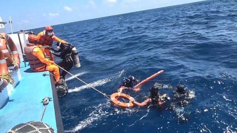 海巡署16日提醒，夏季戲水等海域活動劇增，民眾可善用「Go Ocean」App，掌握海象資訊與風險預警燈號。（海巡署提供）