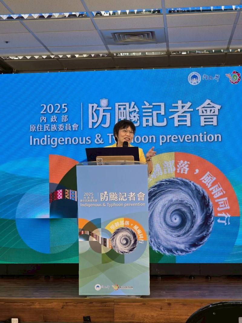 劉世芳部長蒞臨防颱記者會致詞