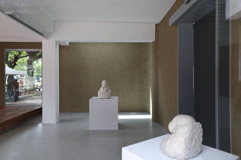 典藏雕塑家黃土水「少女」胸像的太平國小博物館6月16日舉行開館典禮，將於7月3日正式對外開放。圖為展場內部