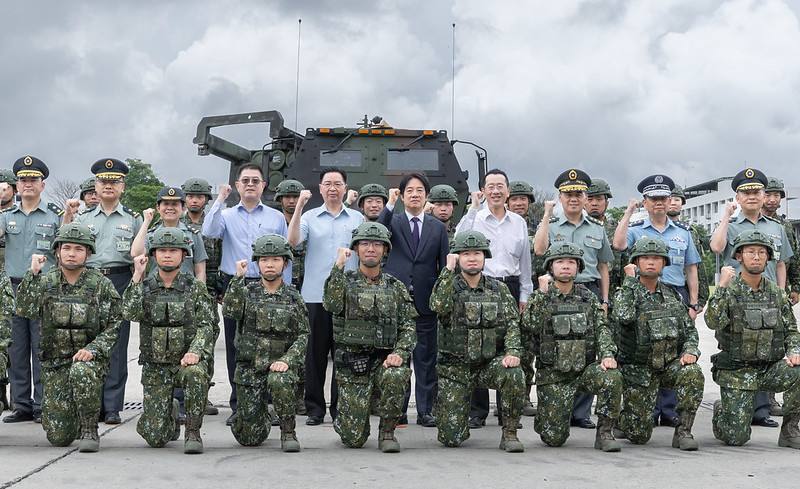 總統勗勉「陸軍砲兵第58指揮部」