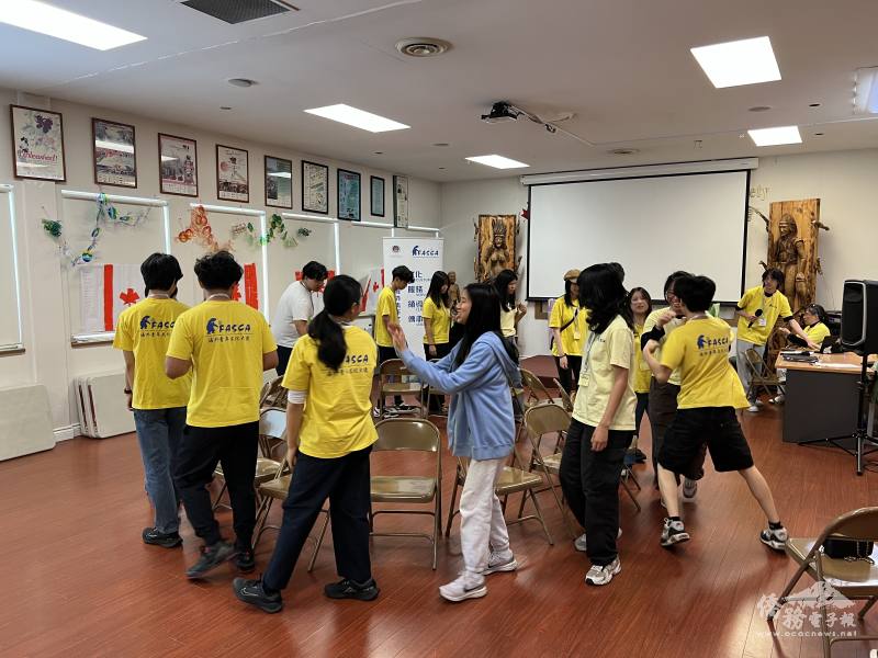 學員藉由遊戲展示學習成果