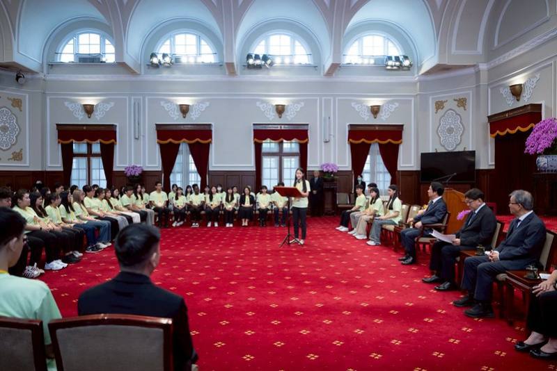 總統接見「青年海外志工服務隊代表」