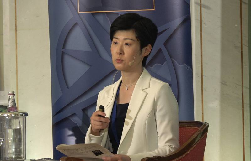 Mihoko Matsubara, chief cybersecurity strategist at Japan's Nippon Telegraph and Telephone. CNA photo June 18, 2025