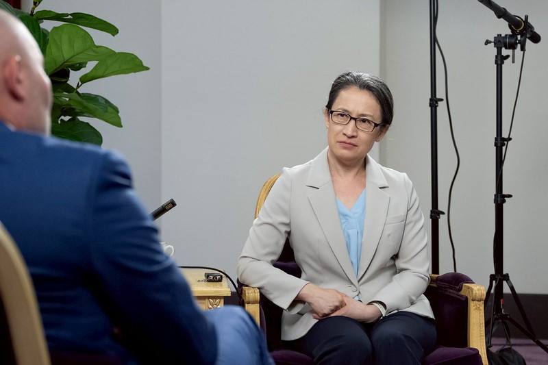 蕭美琴副總統日前接受美國播客節目「Shawn Ryan Show」專訪