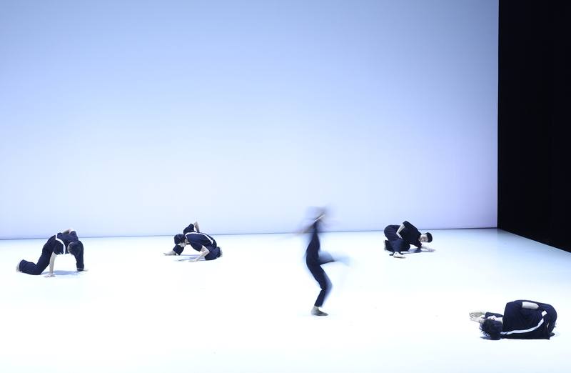 雲門舞集19日於舉行「春鬥2025」彩排記者會，匯集5組編舞家與雲門20位舞者的舞作片段，日本編舞家梅田宏明與6位雲門舞者合作推出舞作「共生脈動」，更進一步探索動作、感知與能量之間的共生關係