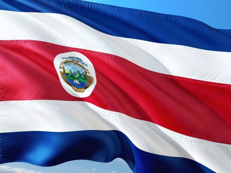The Costa Rican national flag. Source: Pixabay
