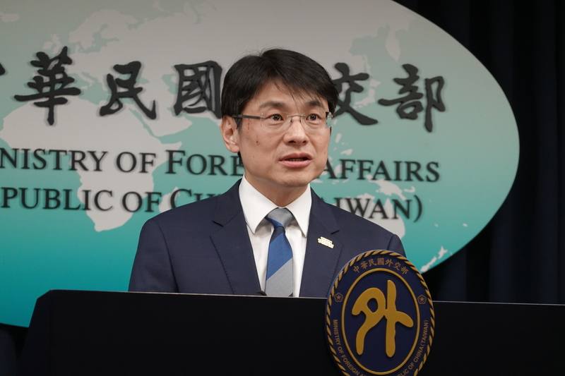 圖為外交部發言人蕭光偉