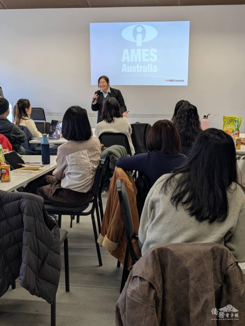 駐墨爾本辦事處副組長楊容清致詞