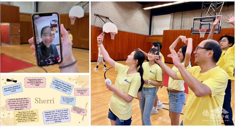 FASCA members connected virtually with a graduating senior and presented a digital farewell card