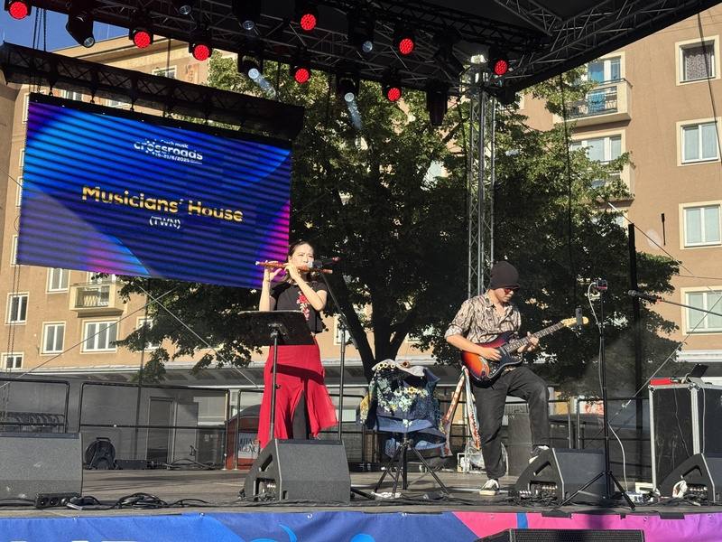 Musicians' House perform at the 2025 Czech Music Crossroads festival. CNA photo June 22, 2025