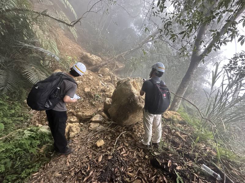 震後當救災工作告一段落，太管處隨即展開各項勘災工作