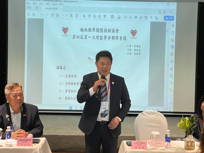 駐胡志明市辦事處處長韓國耀致詞