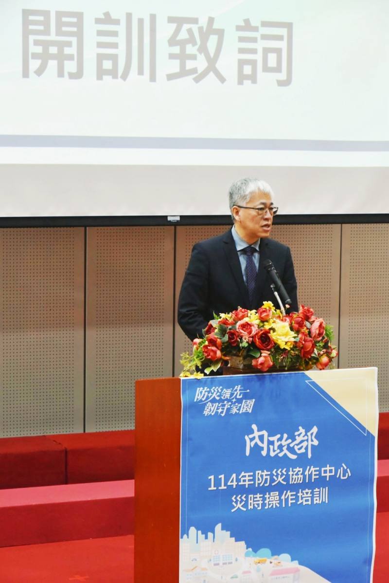 常務次長吳堂安致詞