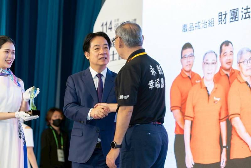 總統親頒獎項予獲獎者