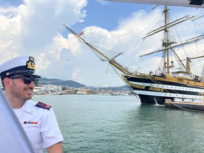 韋斯普奇號享有世界最美艦艇美譽，許多義大利海軍都以能在船上服役為榮。