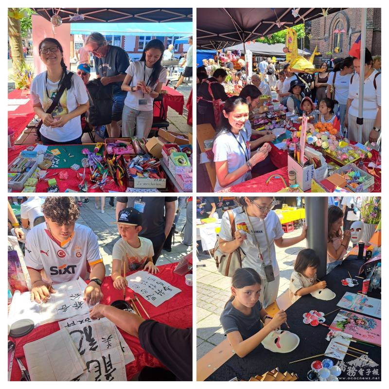 文化結協會設攤安排各種文化手作內容