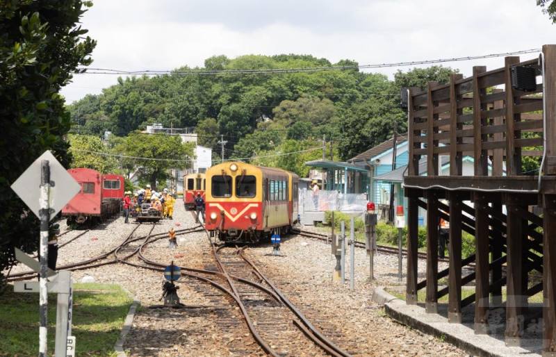 嘉義縣政府24日演練鐵路交通中斷等多重災情