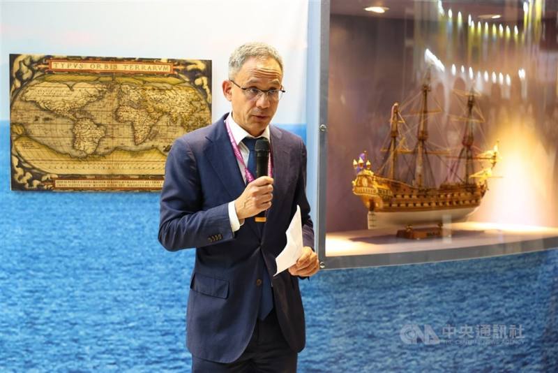 圖為荷蘭在台辦事處代表譚敬南。（中央社檔案照片）