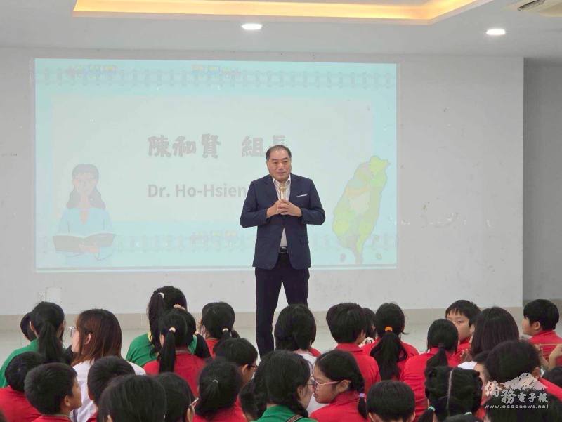 駐胡志明市辦事處教育組長陳和賢致詞