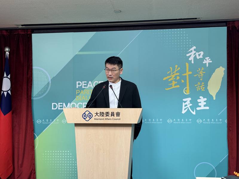 陸委會26日下午舉行例行記者會，梁文傑主持並回應「抗戰勝利80週年」相關議題