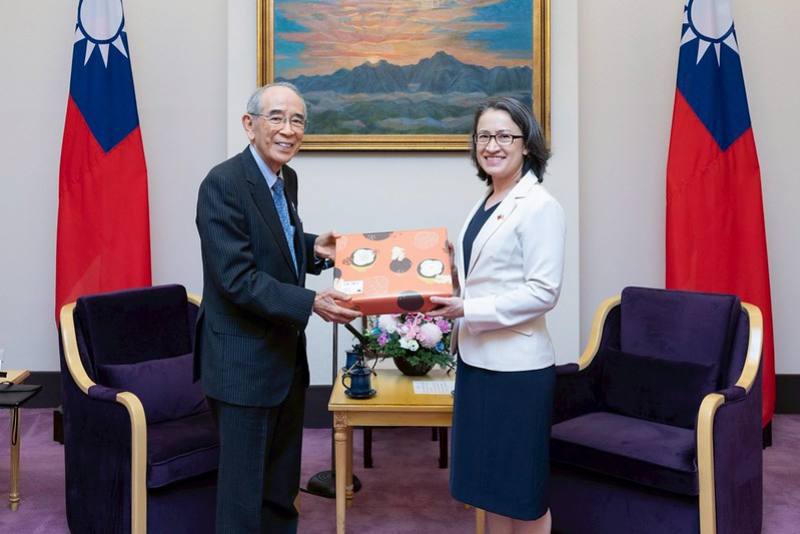 副總統接見「日本台灣交流協會」前會長大橋光夫
