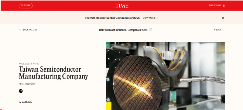 圖片截取自美國時代雜誌（TIME）網站