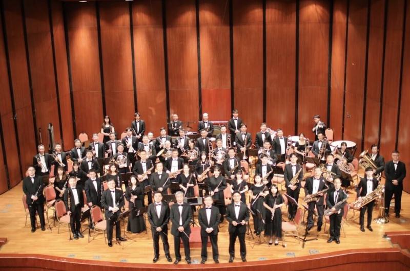 由台北市立中正高中管樂社校友創立的台灣「震撼管樂團」，下周將前往加拿大多倫多及美國紐約卡內基音樂廳巡演並慶祝成立40周年。（震撼管樂團提供）