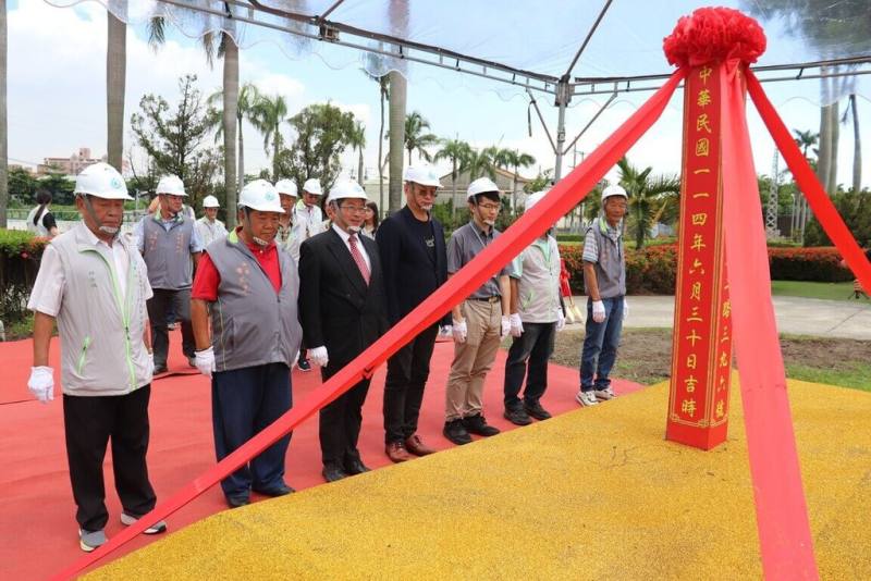 農業部農田水利署高雄管理處新建「高雄農田水利創新中心」，30日舉行動土典禮，希望藉由新創中心的設計與功能，促進農業灌溉永續發展。（農水署高雄管理處提供）