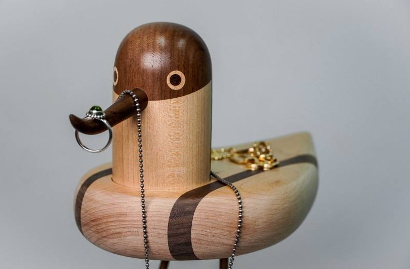 微⼀設計-反嘴鴴收納盤