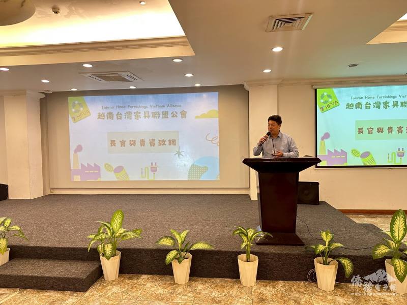 駐胡志明市辦事處處長韓國耀致詞