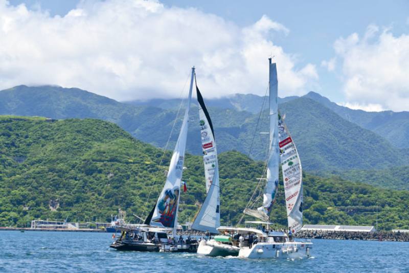 In 2024, Yue Ming included students from 36 schools in a sailing voyage around Taiwan.​​
