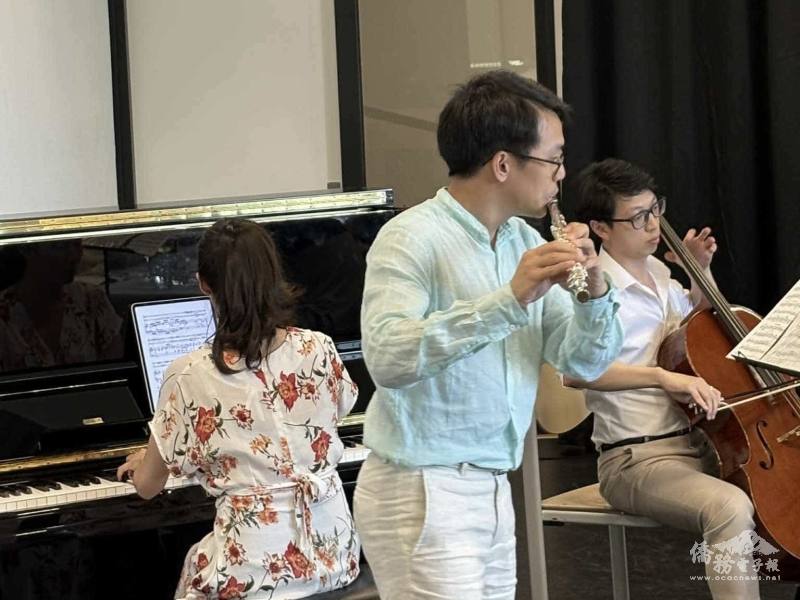 (由左至右)演出者為賴宜澧、張道民、林聖宭