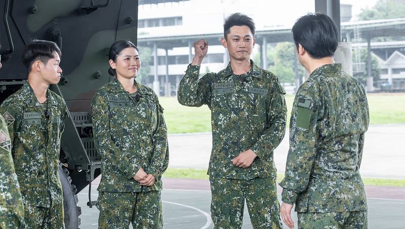 總統錄製精神戰力專案教育勗勉節目