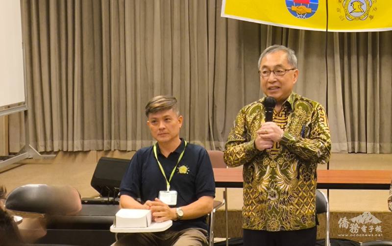 駐泗水辦事處處長邱陳煜致詞