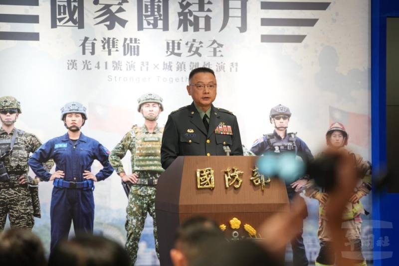 國防部發言人孫中將回應媒體提問