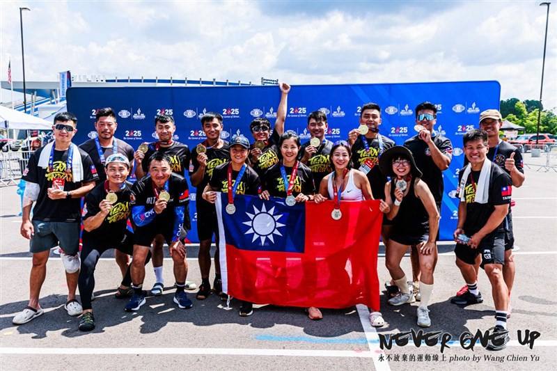 Taiwan achieves its best-ever results at the biennial World Police and Fire Games, which are being held in Birmingham, Alabama. Photo courtesy of Wang Chien-yu