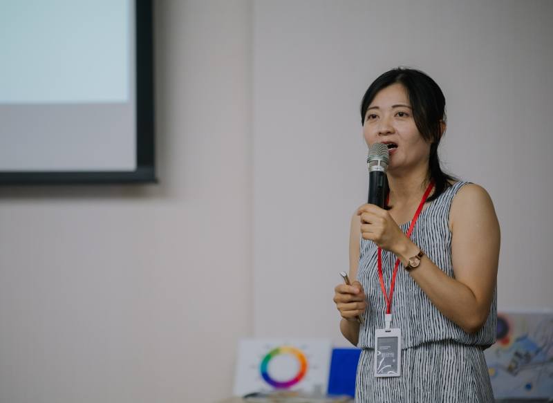 非視覺美學教育協會趙欣怡理事長專題講座「超越視覺．共感詮釋」：從非視覺藝術探索美感教育之多重宇宙