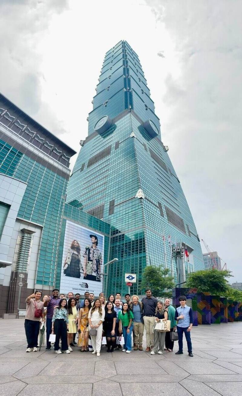 美國加州大學柏克萊分校哈斯商學院學生近期訪台，以「台灣教會我們的事」為題撰文分享見聞，指出台灣向外界展現了清晰領導、謙遜應變，及穩步扎根。（UC Berkeley提供）