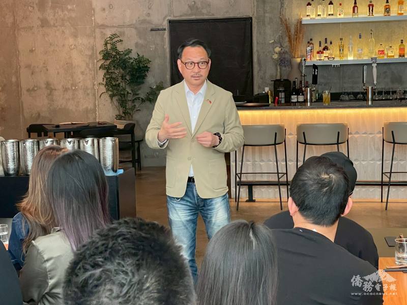 僑務委員會副委員長阮昭雄致詞