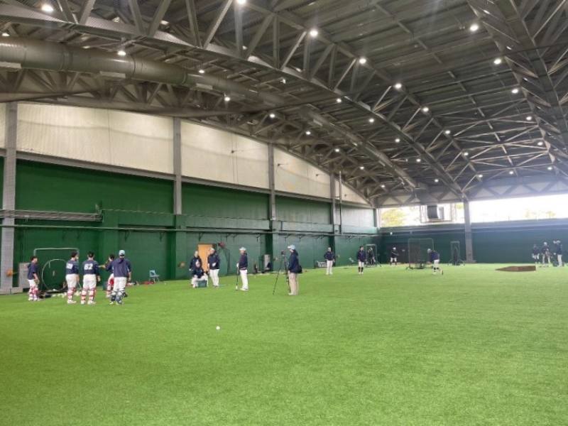 亞太室內投打區(照片由臺南市政府體育局提供)