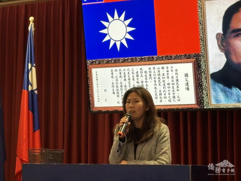 雪梨文教中心主任江佳慧希望大家珍惜臺灣得來不易的自由與和平