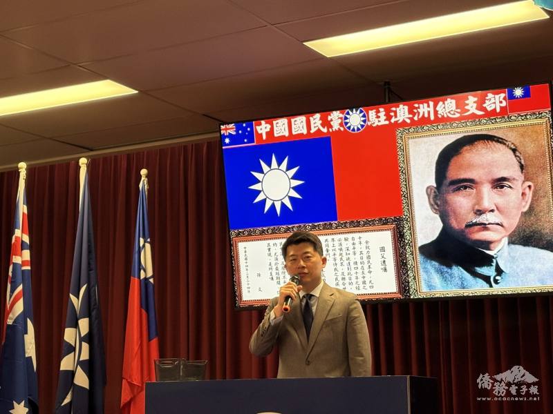 駐雪梨辦事處處長吳正偉提醒大家記取戰爭的殘酷