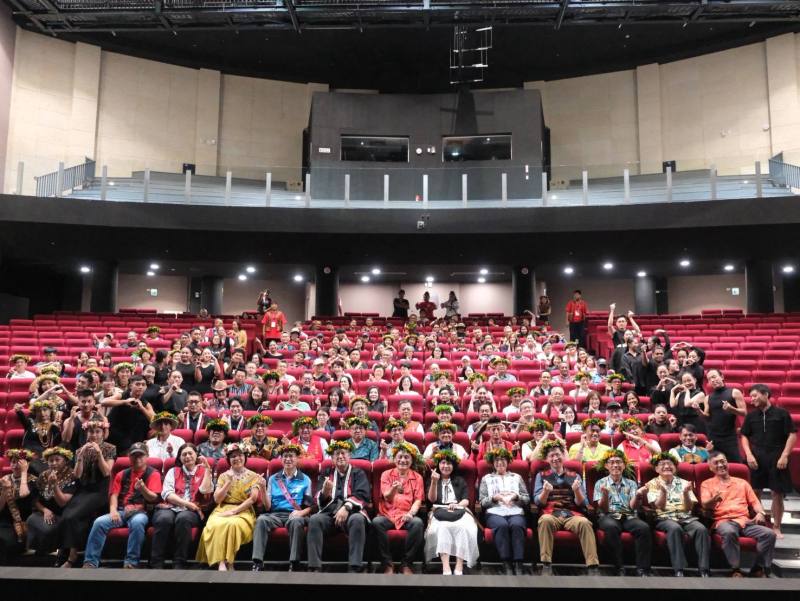 臺灣原住民族文化園區全新歌舞館開幕大合照