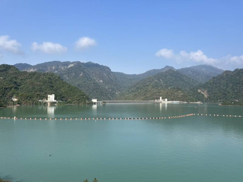 圖為滿水位的曾文水庫。（水利署南區水資源分署提供）