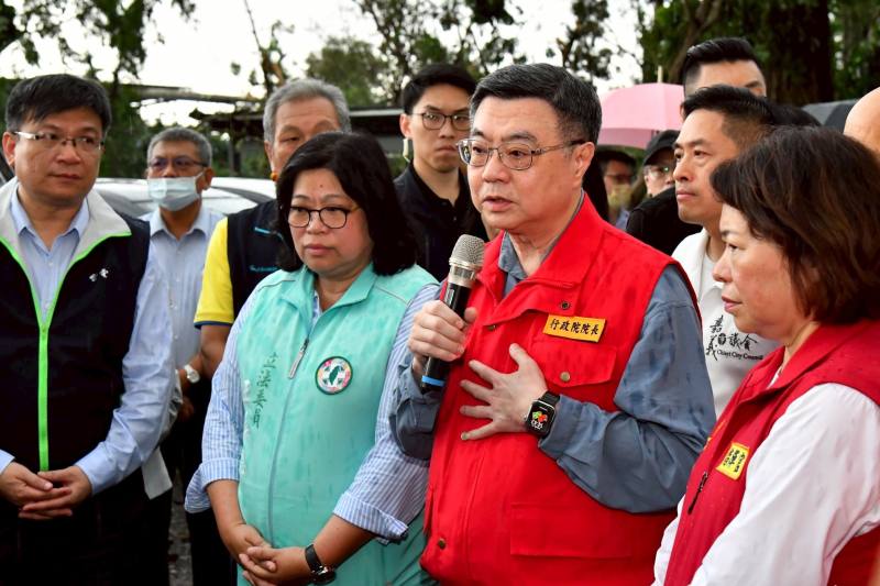 行政院長卓榮泰視察嘉義市風災停電及復原情形