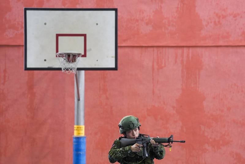 漢光41號實兵操演9日實施，並首次進行全旅召集，負責戍守桃園地區的206旅，訓員位於桃園青溪國小實施恢復戰力訓練