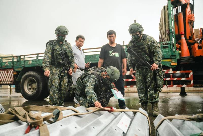 第四作戰區進行「自強41號演習」，檢視軍民物資徵用運作機制